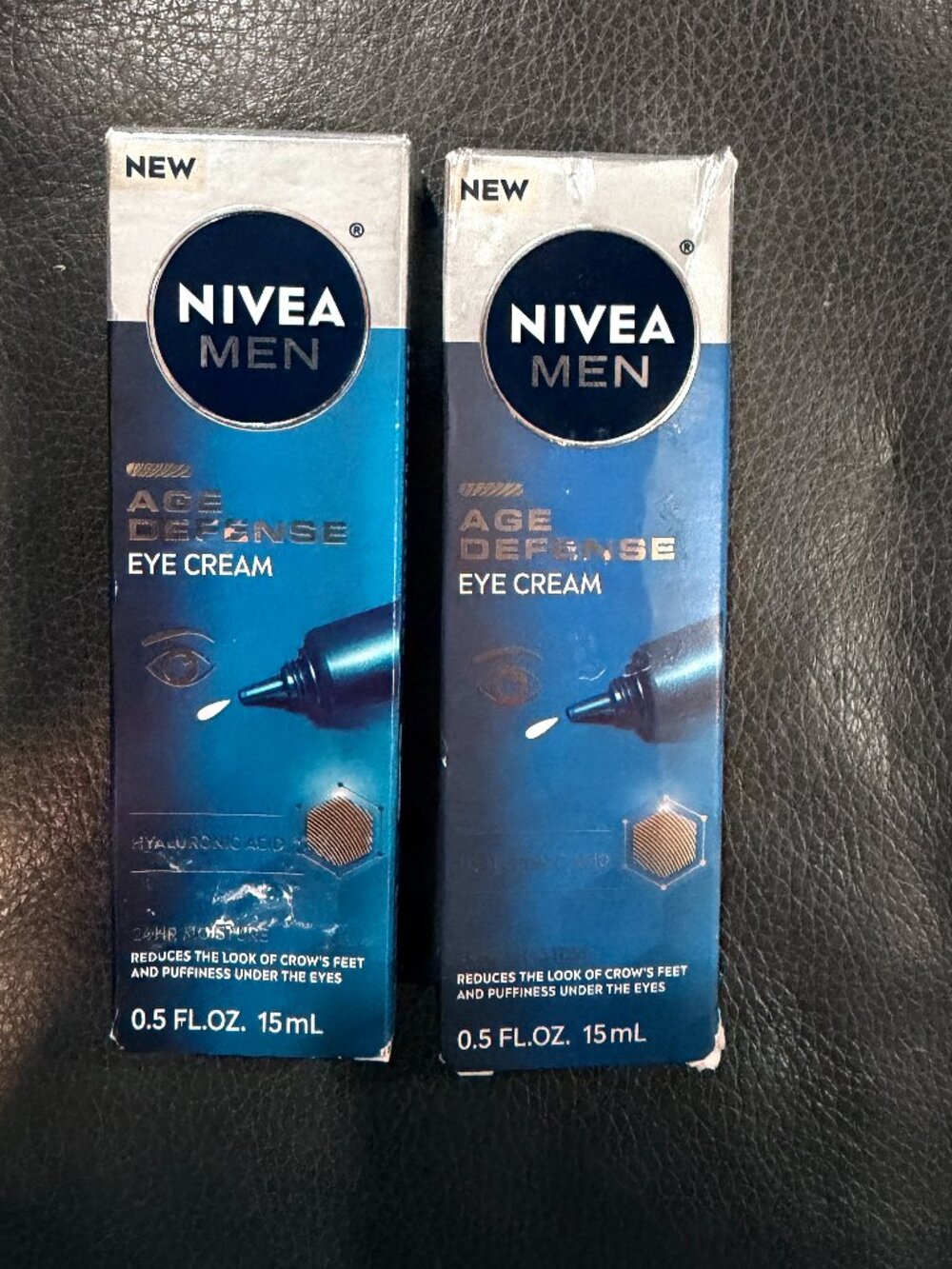 NIB Nivea Men Age Defense Eye Cream Set of 2